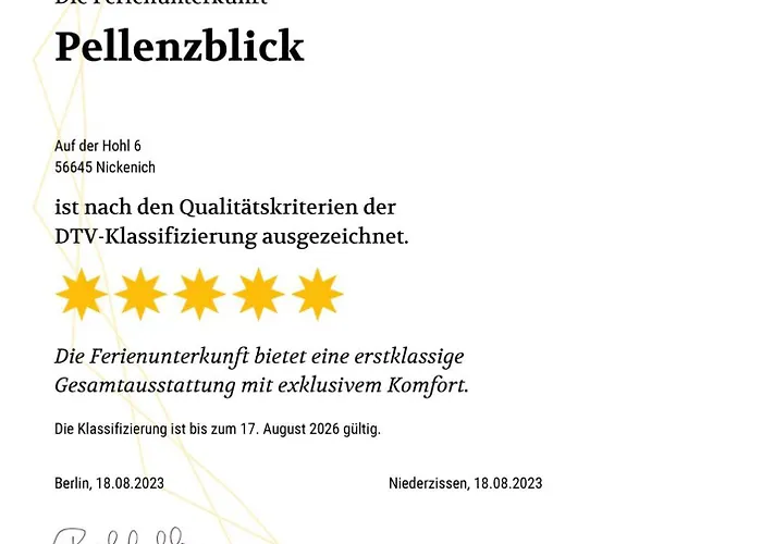 Apartament Pellenzblick - Wohnen Auf Zeit -